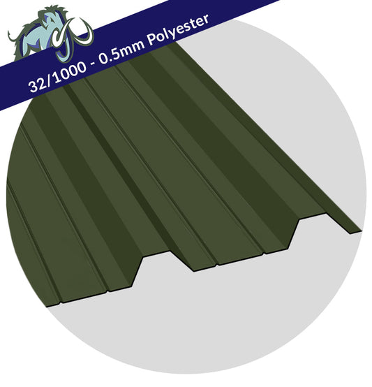 32/1000 - 0.5mm Polyester Coated Wall Sheet