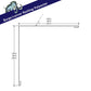 Barge/Corner Flashing - Polyester - 200mm x 200mm x 3m